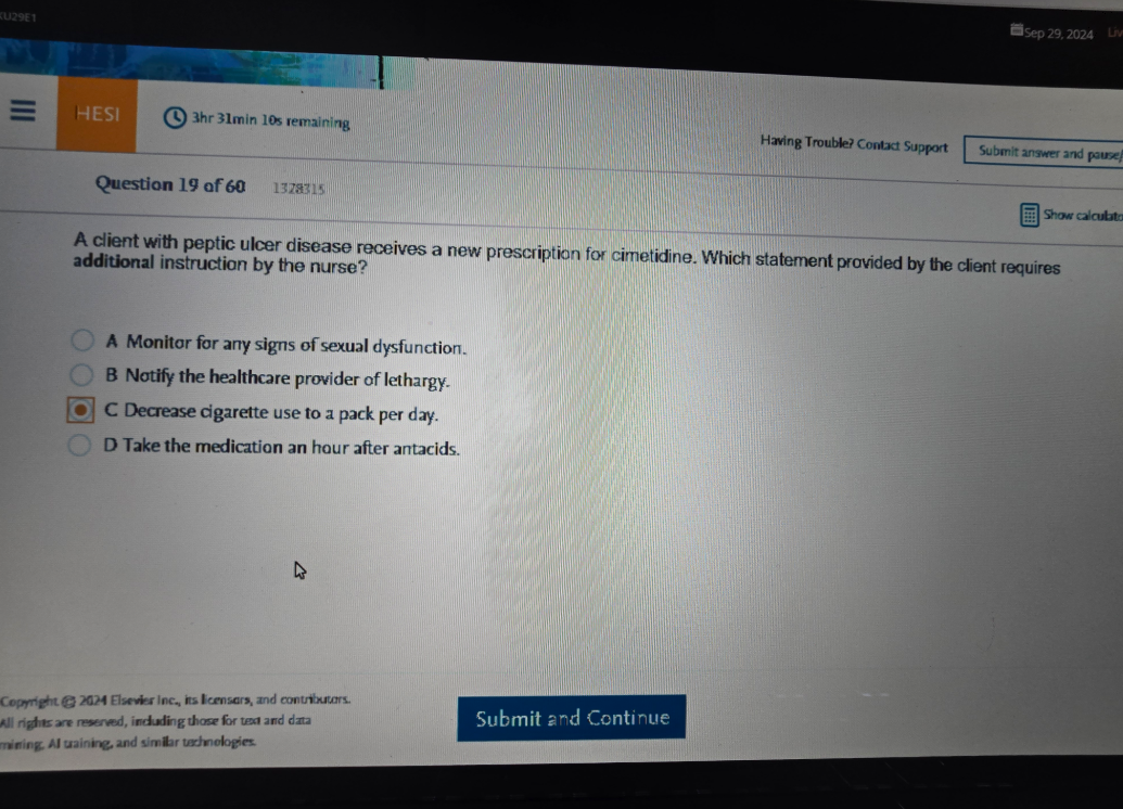 WGU D441 Medical Dosage Calculations and Pharmacology OA2
