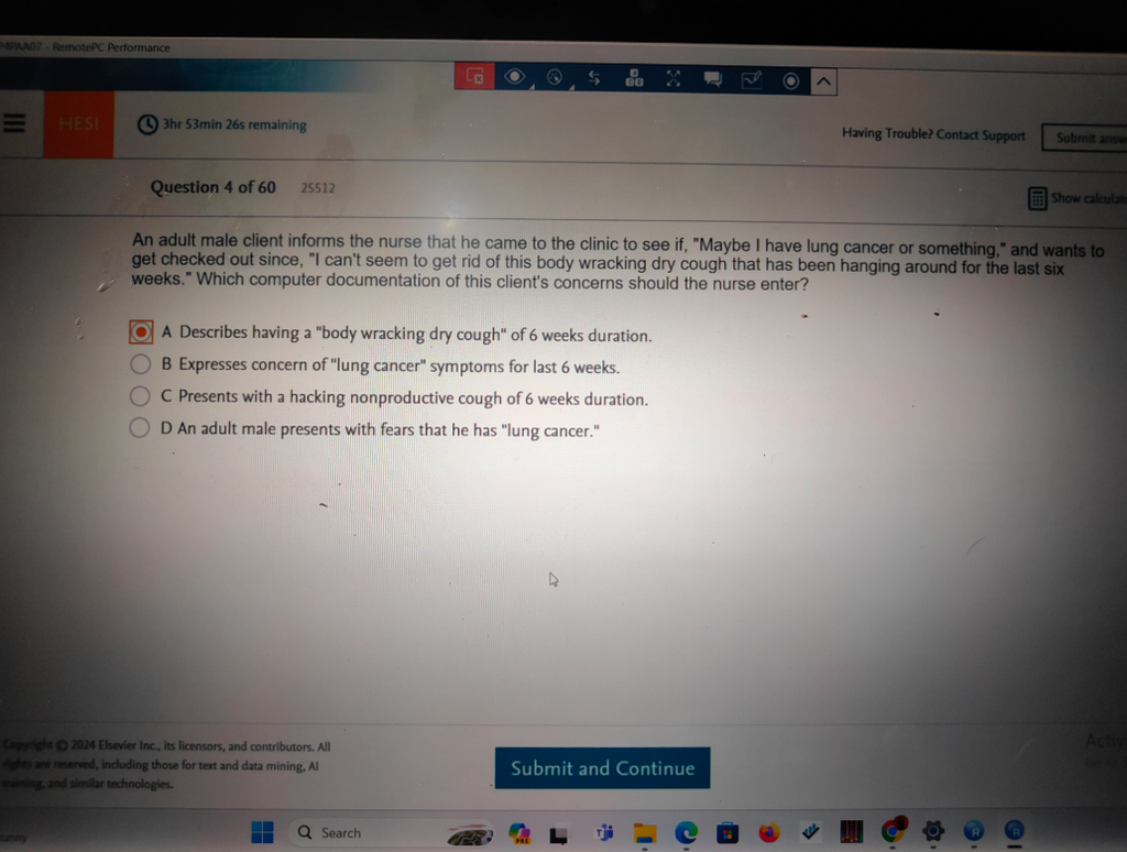 WGU D443 HEALTH ASSESSMENT OA2